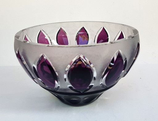 Glass Bowl With Battuto Technique, 1960S