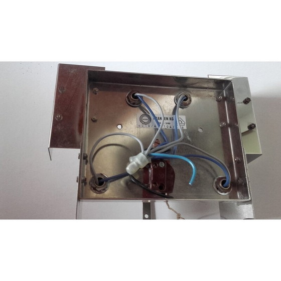 Image 1 of Vintage wall lamp in metal and Murano glass for Kalmar, 1960