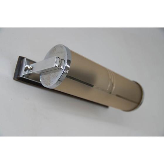 Image 1 of Lampada da parete vintage art déco con paralume in vetro, 1930