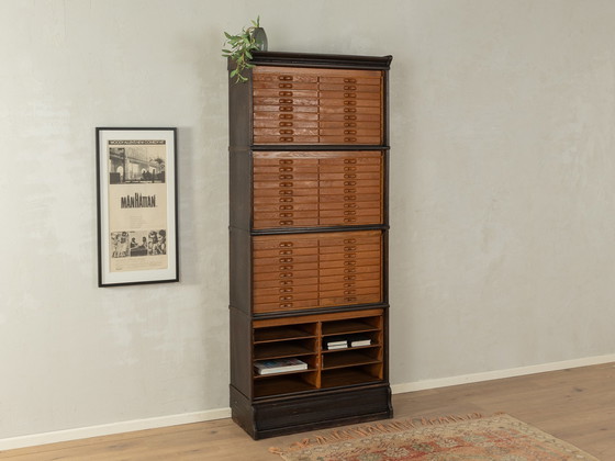 Image 1 of 1920s office cabinet