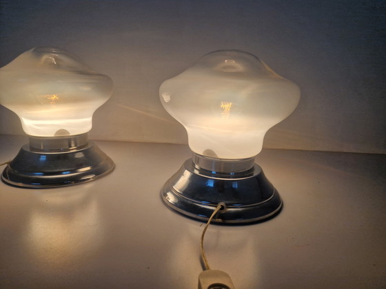 Image 1 of Murano Mazzega Space Age Table Lamps