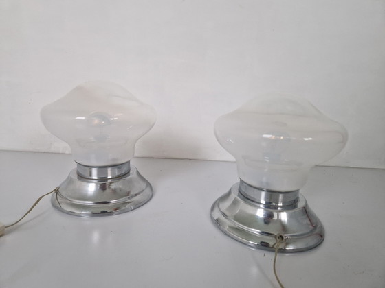 Image 1 of Murano Mazzega Space Age Table Lamps