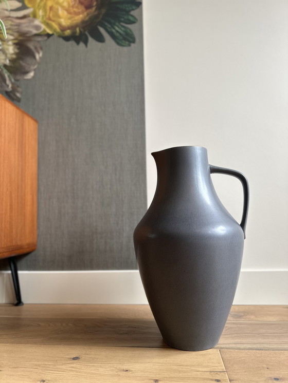 Image 1 of Vintage XL Allemagne de l'Ouest Steuler vase de sol