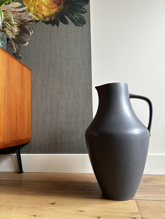 Image 1 of Vintage XL Allemagne de l'Ouest Steuler vase de sol