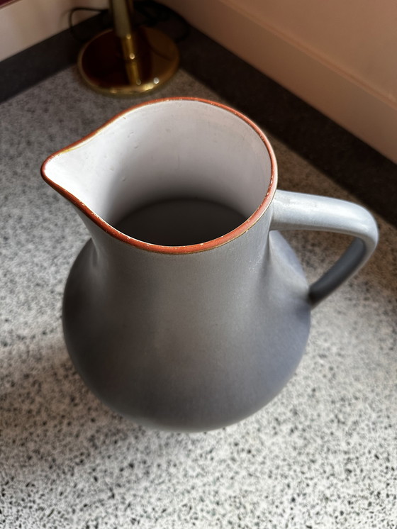 Image 1 of Vintage XL Allemagne de l'Ouest Steuler vase de sol