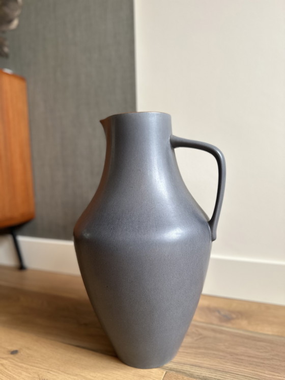 Image 1 of Vintage XL Allemagne de l'Ouest Steuler vase de sol