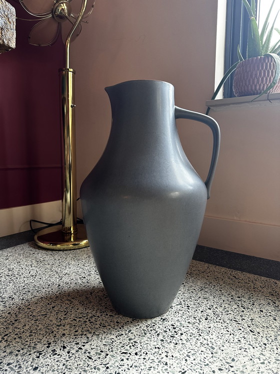 Image 1 of Vintage XL Allemagne de l'Ouest Steuler vase de sol