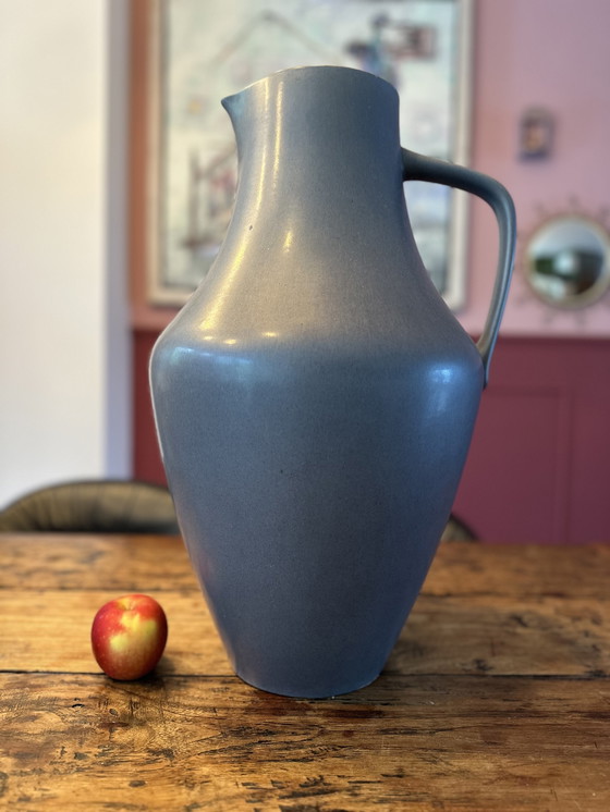 Image 1 of Vintage XL Allemagne de l'Ouest Steuler vase de sol