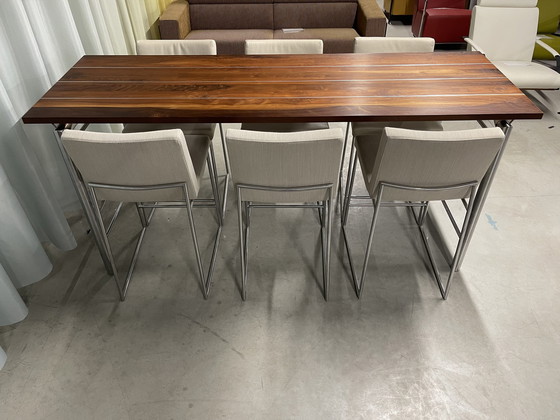 Image 1 of 6X Harvink Hi Barstool, 1X Harvink Odeon Hi Bar Table