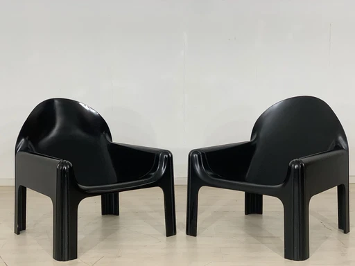 Mid - Century armchair armchair space age chair by gae aulenti