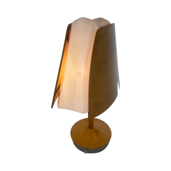 Image 1 of Soren Eriksen - Lucid - Table lamp model ‘Culot’ - Plywood, plastic and aluminium (two in stock)