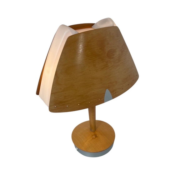 Image 1 of Soren Eriksen - Lucid - Table lamp model ‘Culot’ - Plywood, plastic and aluminium (two in stock)