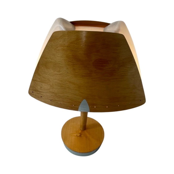 Image 1 of Soren Eriksen - Lucid - Table lamp model ‘Culot’ - Plywood, plastic and aluminium (two in stock)