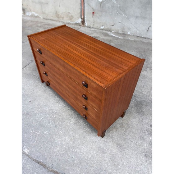 Image 1 of Cassettiera italiana d'epoca in teak, 1950