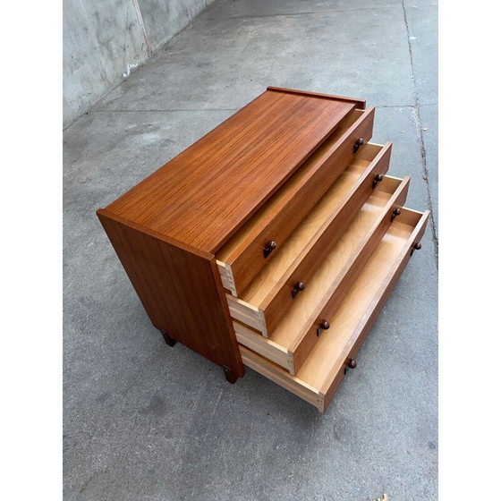 Image 1 of Cassettiera italiana d'epoca in teak, 1950