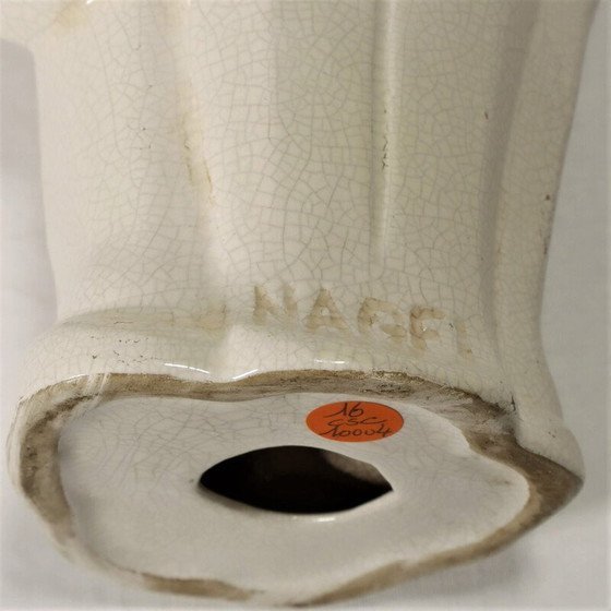 Image 1 of Scultura vintage in ceramica Art Déco raffigurante un clown, realizzata da Nagel nel 1930