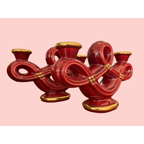 Image 1 of Pair of vintage candlesticks, 1950