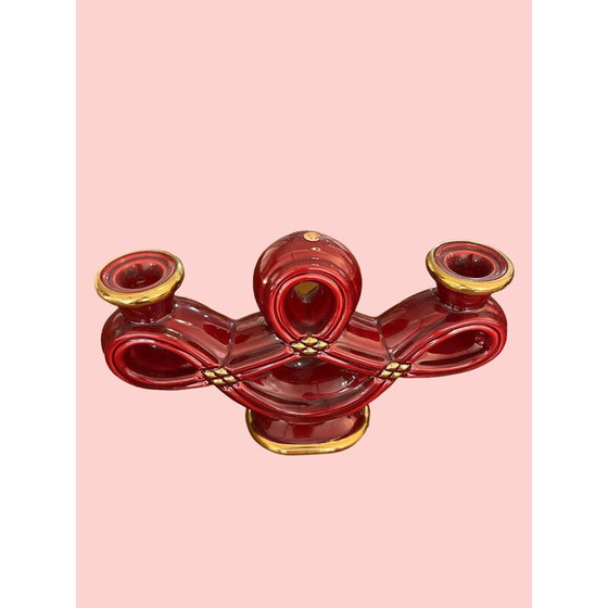 Image 1 of Pair of vintage candlesticks, 1950