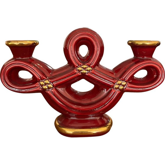 Image 1 of Pair of vintage candlesticks, 1950