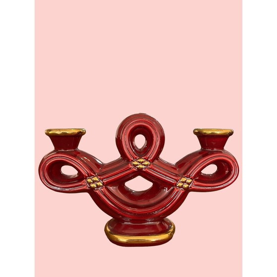 Image 1 of Pair of vintage candlesticks, 1950