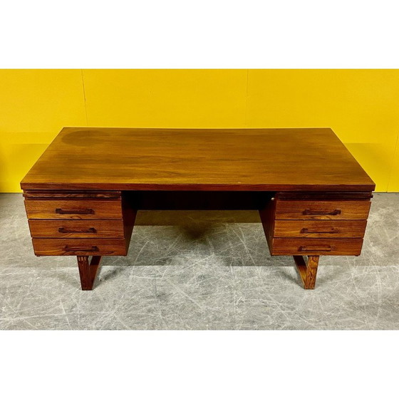 Image 1 of Vintage rosewood executive desk by Jensen and Valeur for Dyrlund, Denmark