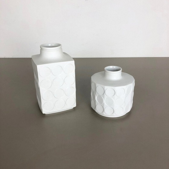 Image 1 of Pair of vintage porcelain vases from winterling bavaria, Germany 1970