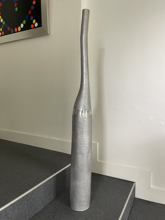 Image 1 of Large Tall Luxury Metal Vase 1.22M High !