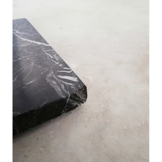 Image 1 of Vintage Zodiac sign brass and marble floor lamp, 1950s