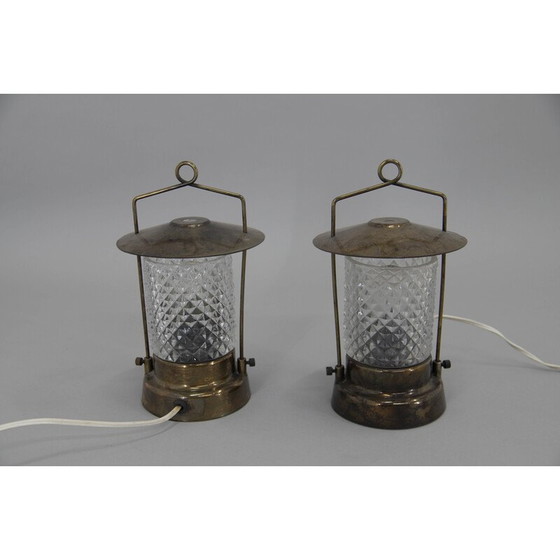 Image 1 of Coppia di lampade da tavolo vintage, Cecoslovacchia anni '70