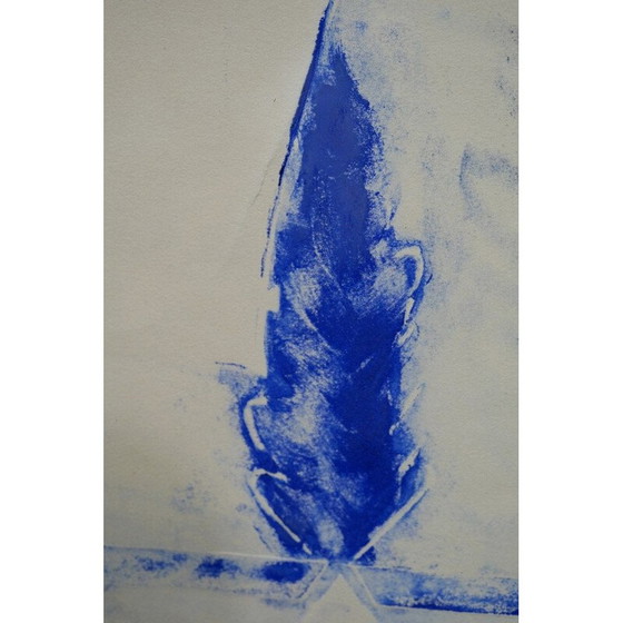 Image 1 of Xilografia astratta d'epoca a colori di Torsten Andersson