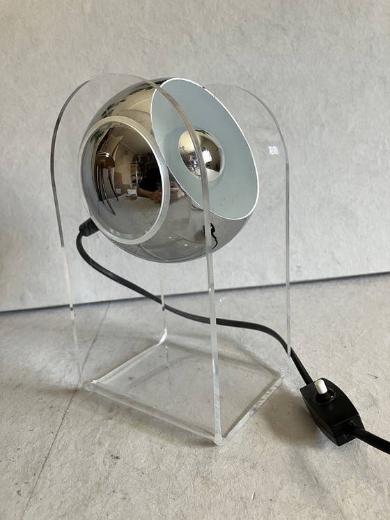 Image 1 of Vintage space age eyeball table lamp