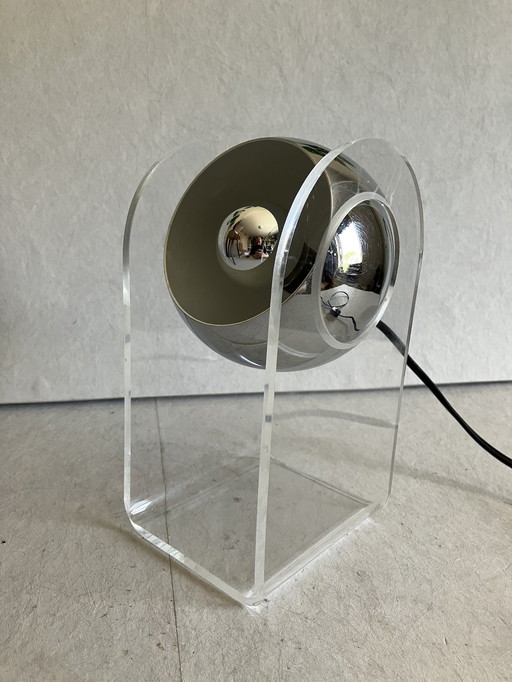 Vintage space age eyeball table lamp