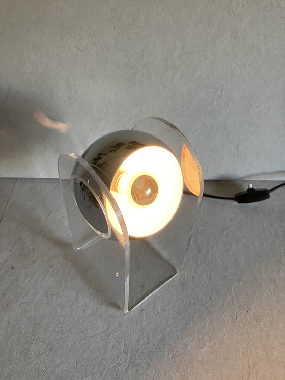 Image 1 of Vintage space age eyeball table lamp