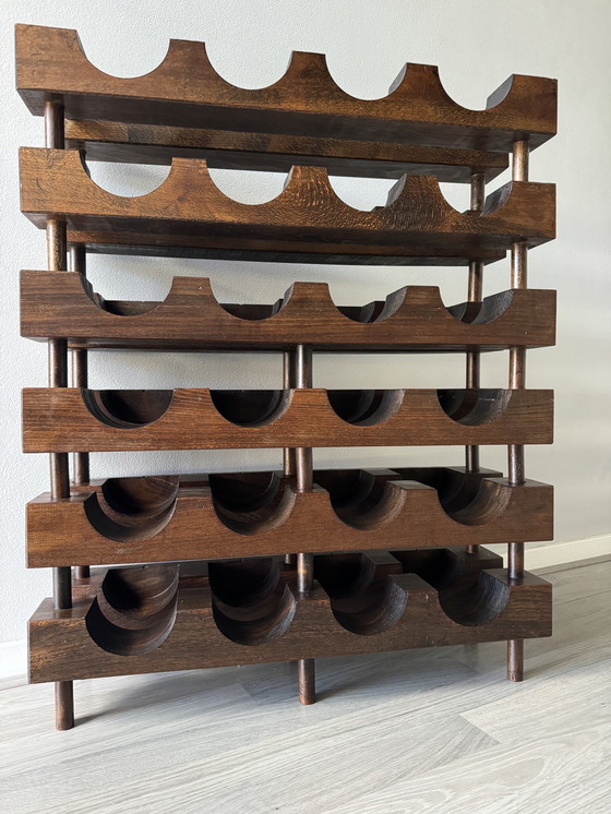 Modern wood wine rack online
