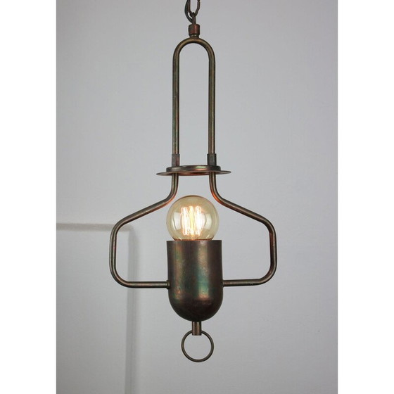 Image 1 of Vintage metal pendant lamp, 1980