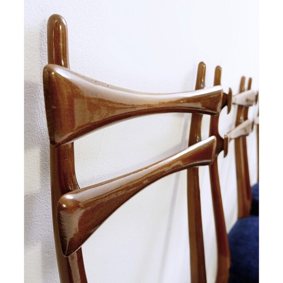 Image 1 of Set of 6 mid century Italian dining chairs