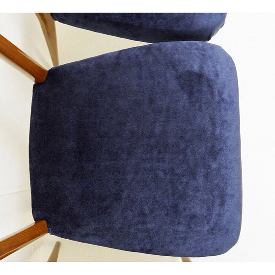 Image 1 of Set of 6 mid century Italian dining chairs