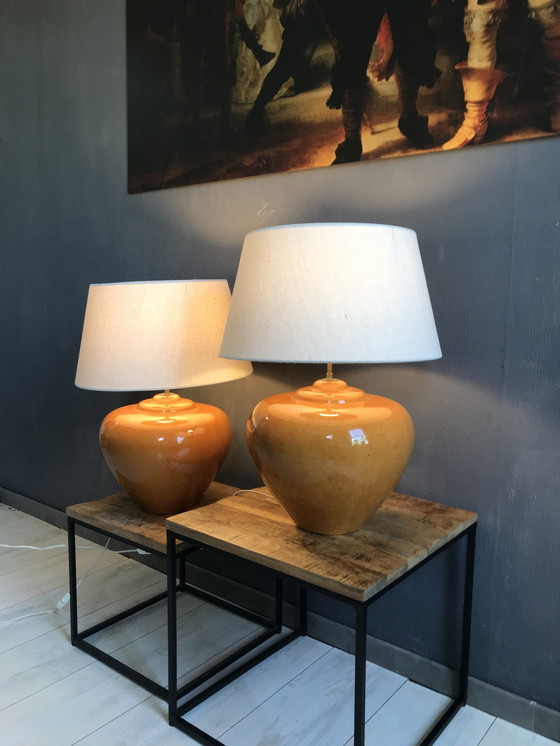 Image 1 of 2 X Francois Chatain Table Lamps 1970