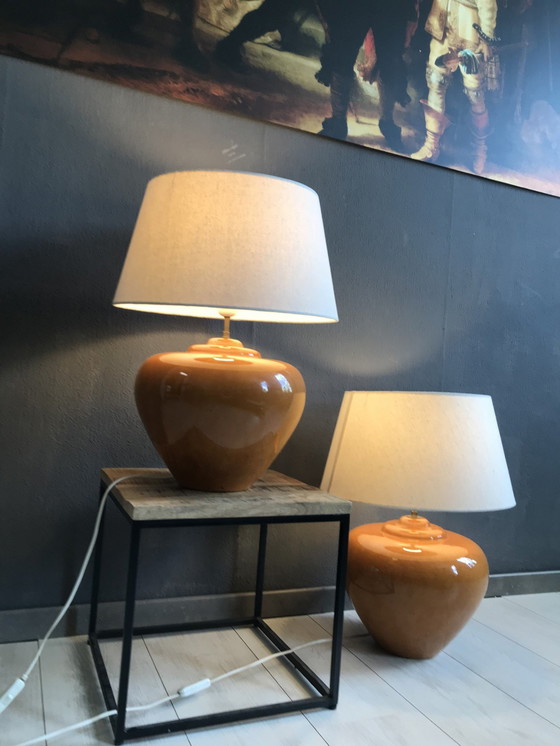 Image 1 of 2 X Francois Chatain Table Lamps 1970