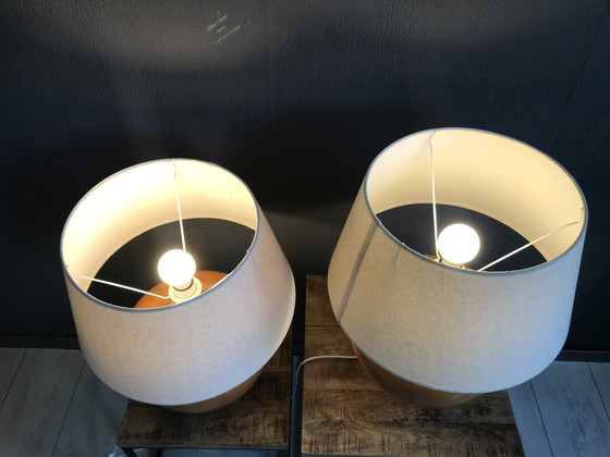 Image 1 of 2 X Francois Chatain Table Lamps 1970