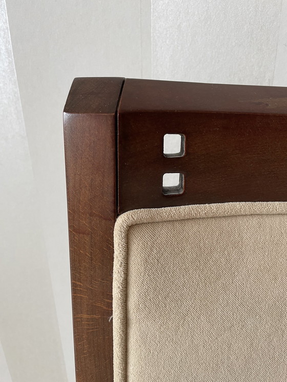 Image 1 of 4X Armchair And 1X Bench Umberto Asagno Giorgetti Galaxy Series