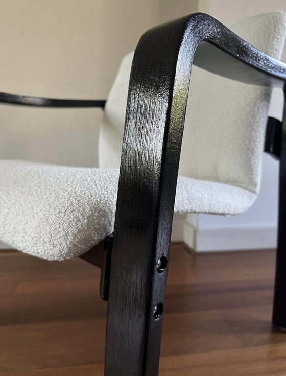 Image 1 of Fauteuil bouclé vintage