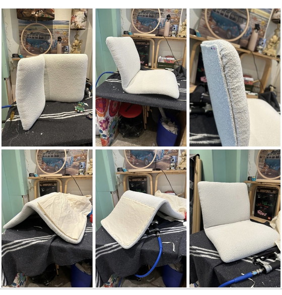 Image 1 of Vintage bouclé armchair