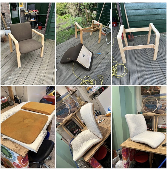 Image 1 of Vintage bouclé armchair