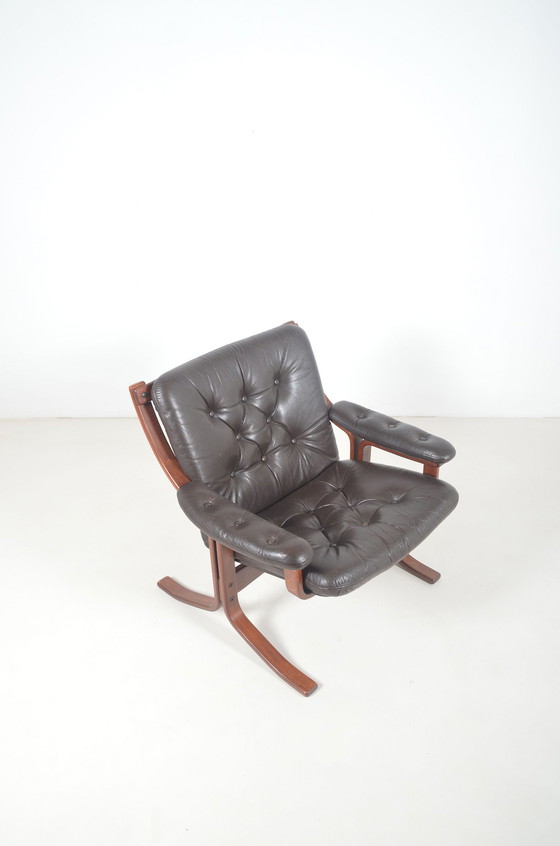 Image 1 of Chaise longue norvégienne conçue par Jon Hjortdal pour Velledalen Mobler, 1970