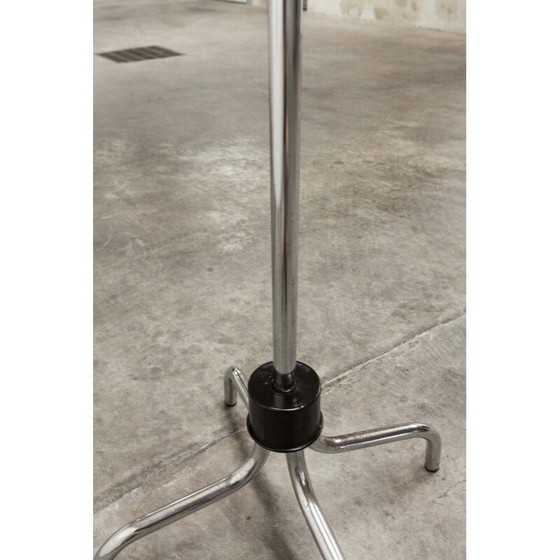 Image 1 of Vintage parrot coat rack in chrome plated metal, 1960