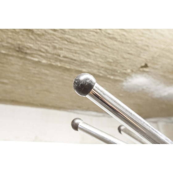 Image 1 of Vintage parrot coat rack in chrome plated metal, 1960