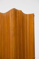 French wooden room divider, Jomain Baumann