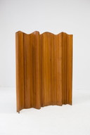 French wooden room divider, Jomain Baumann