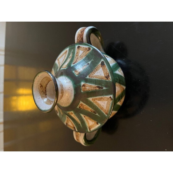 Image 1 of Vintage ceramic covered pot by Robert Picault, 1950